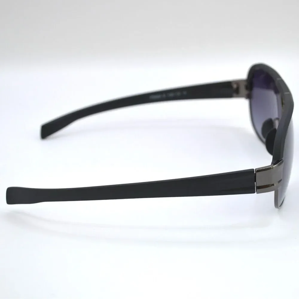 Porsche Design Men Sunglasses Matte Black Gunmetal | New | No Case  62-13-138